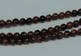 CGS200 15.5 inches 4mm round blue & brown goldstone beads wholesale