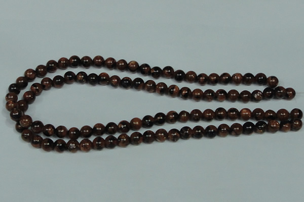 CGS202 15.5 inches 8mm round blue & brown goldstone beads wholesale