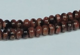 CGS206 15.5 inches 4*6mm rondelle blue & brown goldstone beads wholesale