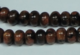 CGS207 15.5 inches 7*10mm rondelle blue & brown goldstone beads wholesale