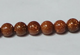 CGS51 15.5 inches 8mm round goldstone beads wholesale