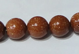 CGS53 15.5 inches 14mm round goldstone beads wholesale