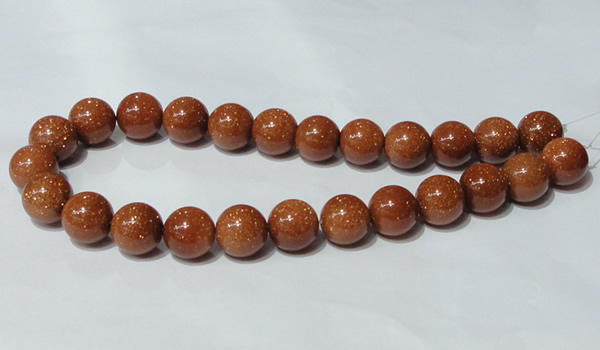 CGS54 15.5 inches 16mm round goldstone beads wholesale