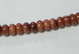 CGS62 15.5 inches 4*6mm rondelle goldstone beads wholesale