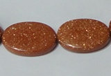 CGS79 15.5 inches 18*25mm oval goldstone beads wholesale