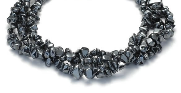 CHE09 34 inches hematite chips beads strand Wholesale