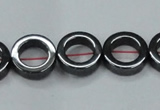 CHE1015 15.5 inches 12mm donut hematite beads wholesale