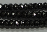 CHE102 15.5 inches 3*4mm faceted rondelle hematite beads wholesale