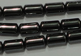 CHE117 15.5 inches 5*8mm tube hematite beads wholesale