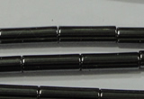 CHE121 15.5 inches 4*14mm tube hematite beads wholesale