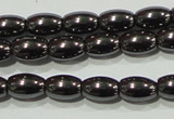 CHE137 15.5 inches 4*6mm rice hematite beads wholesale