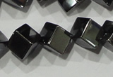 CHE187 15.5 inches 6*6mm cube hematite beads wholesale