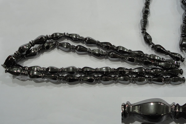 CHE197 15.5 inches 10*20mm vase-shaped hematite beads wholesale