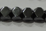 CHE223 15.5 inches 8*8mm faceted cube hematite beads wholesale