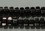 CHE234 15.5 inches 4*7mm star hematite beads wholesale