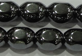 CHE247 15.5 inches 10*12mm lantern hematite beads wholesale