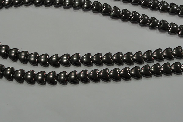 CHE257 15.5 inches 8*8mm heart hematite beads wholesale