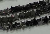 CHE292 15.5 inches 4mm star hematite beads wholesale