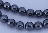 CHE33 16 inches 6mm faceted round hematite beads Wholesale