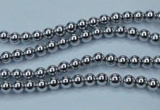 CHE421 15.5 inches 2mm round plated hematite beads wholesale