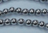 CHE426 15.5 inches 10mm round plated hematite beads wholesale