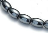 CHE51 15.5  inches 5*8mm rice shape hematite beads Wholesale