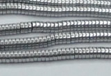 CHE650 15.5 inches 1*3mm tyre plated hematite beads wholesale