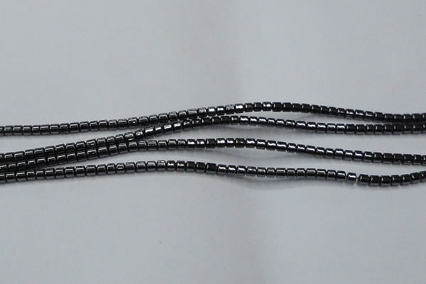 CHE772 15.5 inches 2*2mm drum hematite beads wholesale