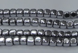 CHE850 15.5 inches 2*2mm dice platedhematite beads wholesale