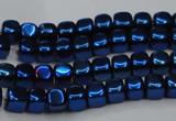 CHE859 15.5 inches 3*3mm dice platedhematite beads wholesale