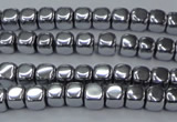 CHE866 15.5 inches 4*4mm dice platedhematite beads wholesale