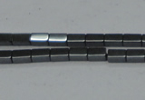 CHE953 15.5 inches 2*4mm cuboid hematite beads wholesale