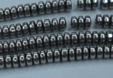 CHE962 15.5 inches 1.5*3mm rondelle plated hematite beads wholesale