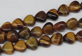 CHG05 15.5 inches 8*8mm heart yellow tiger eye beads wholesale