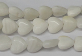 CHG22 15.5 inches 10*10mm heart shell beads wholesale