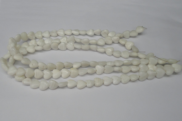 CHG22 15.5 inches 10*10mm heart shell beads wholesale