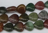 CHG24 15.5 inches 10*10mm heart Indian aventurine beads wholesale