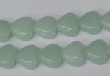 CHG30 15.5 inches 12*12mm heart amazonite gemstone beads wholesale