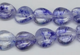 CHG44 15.5 inches 14*14mm heart dyed crystal beads wholesale