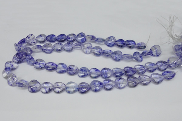 CHG44 15.5 inches 14*14mm heart dyed crystal beads wholesale