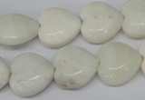 CHG62 15.5 inches 16*16mm heart shell beads wholesale