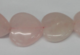 CHG80 15.5 inches 20*20mm heart rose quartz beads wholesale