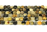 CHJ115 15 inches 8mm square honeybee jasper beads