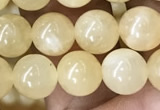 CHJ12 15.5 inches 8mm round honey jade beads wholesale