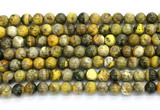 CHJ120 15.5 inches 6mm round honeybee jasper gemstone beads