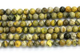 CHJ121 15.5 inches 8mm round honeybee jasper gemstone beads