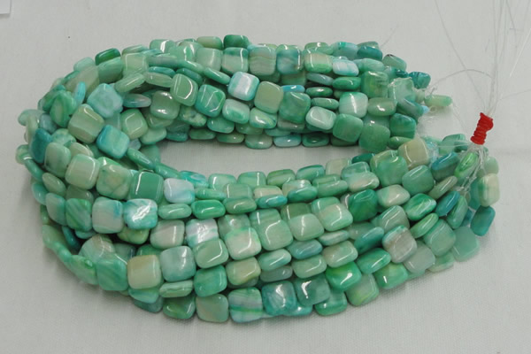 CHM08 16 inches 14*14mm square green hemimorphite beads wholesale