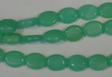 CHM12 15.5 inches 8*10mm oval green hemimorphite beads wholesale