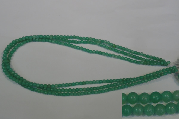 CHM20 15.5 inches 4mm round green hemimorphite beads