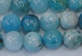 CHM204 15.5 inches 12mm round blue hemimorphite beads wholesale